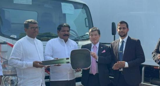 Japan Donates Refrigerated Trucks To Fisheries